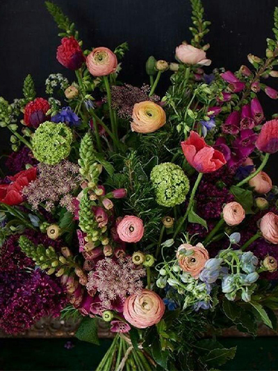 Stichting Happy Flower Boeket met veel variatie